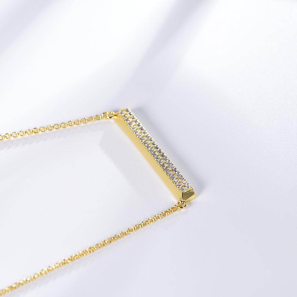 Horizontal Bar Necklace Galaxy Collection by Parastoo Behzad - Trendolla Jewelry